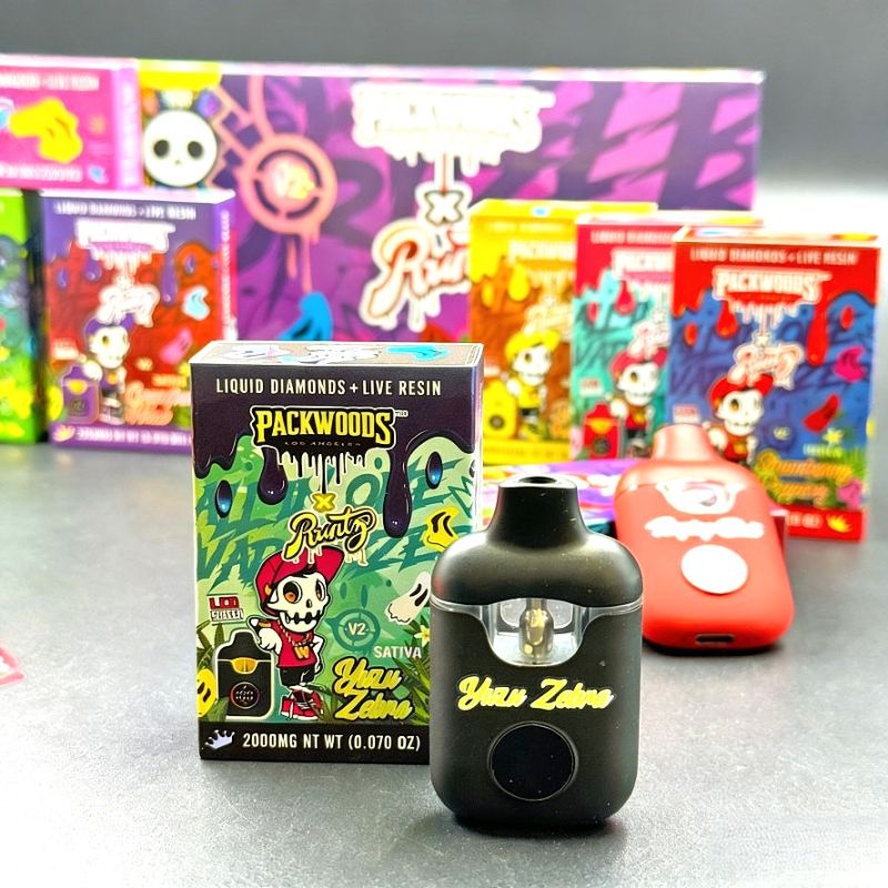 Packwoods Runty V2 1ml and 2ml Empty Disposable Vape Pen